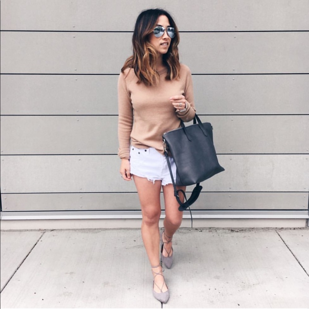 Steve Madden grey suede lace up flats